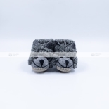 Grey Lamb Felt Baby Shoes