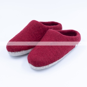 Red Felt Slippers