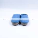 Baby Blue Felt Slippers