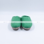 Mint Green Felt Slippers