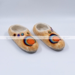 Galaxy Design Felt Slippers