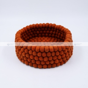 Brown Felt Basket