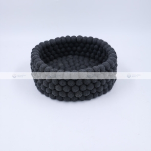 Black Felt Basket