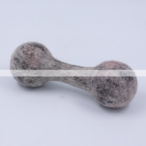 gray dog toy